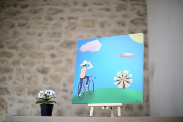 tableau 50 cm x 50 cm, peinture sur toile