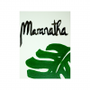 tableau maranatha blanc, peinture acrylique